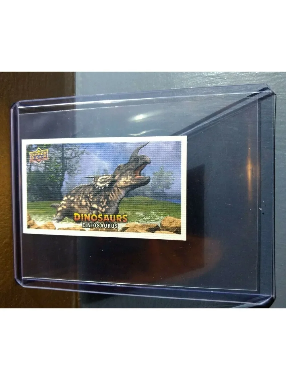 2015 Upper Deck Dinosaurs Canvas Mini Einiosaurus #70 Trading Card